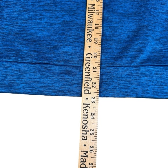 Adidas Pullover Hoodie Sweatshirt with Pockets Blue Logo Youth XL (18/20) - Picture 8 of 11